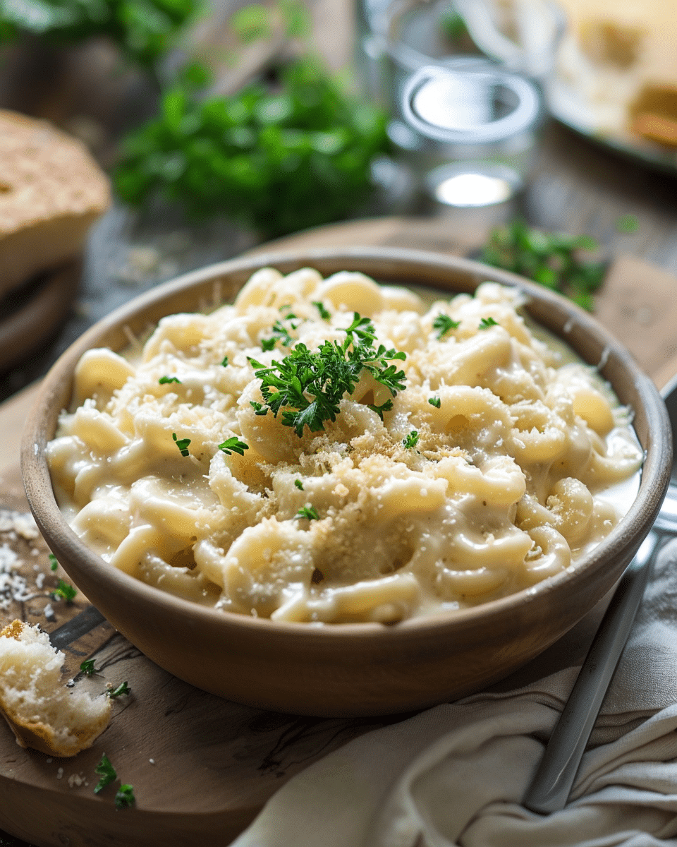 Creamy Macarona Bechamel Pasta