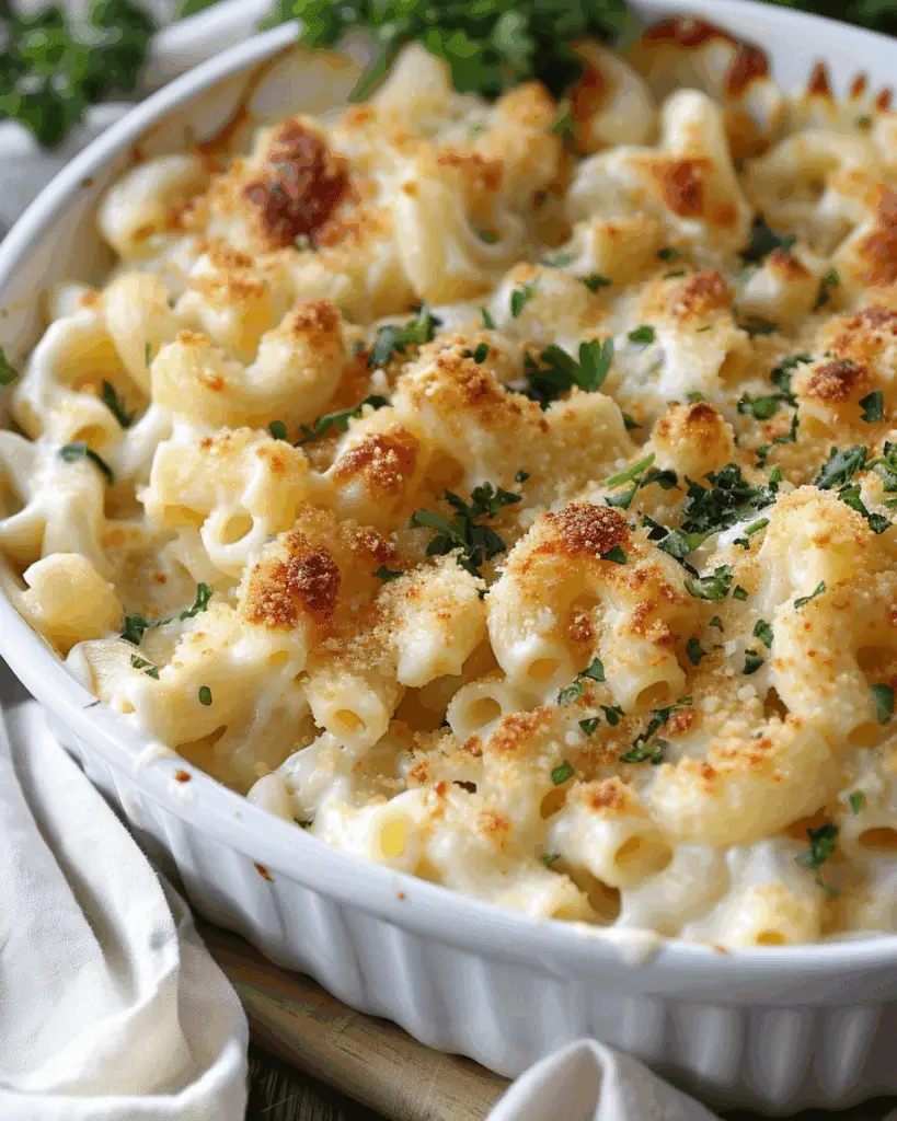 Creamy Macarona Bechamel Pasta