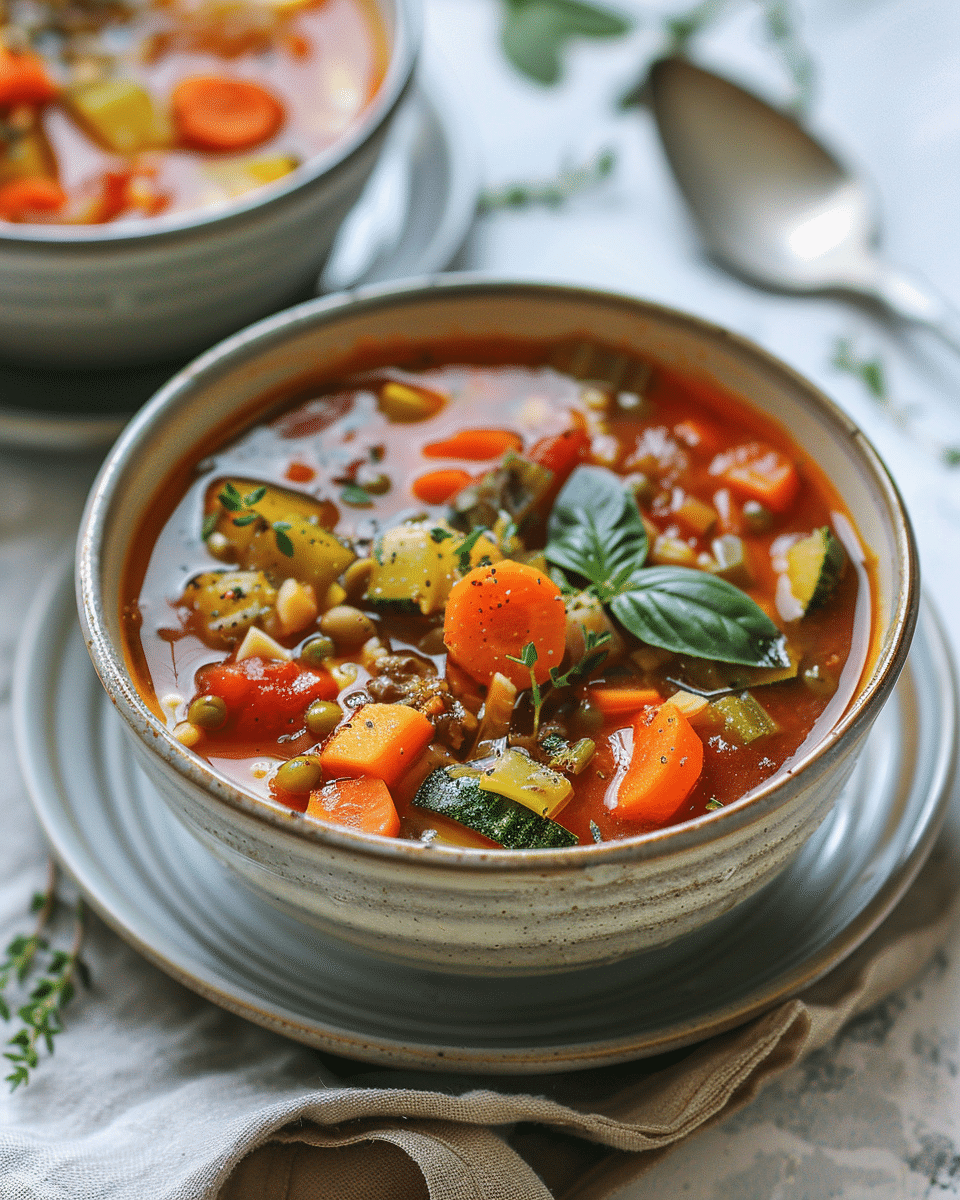 Crockpot Summer Vegetable Soup Recipe
