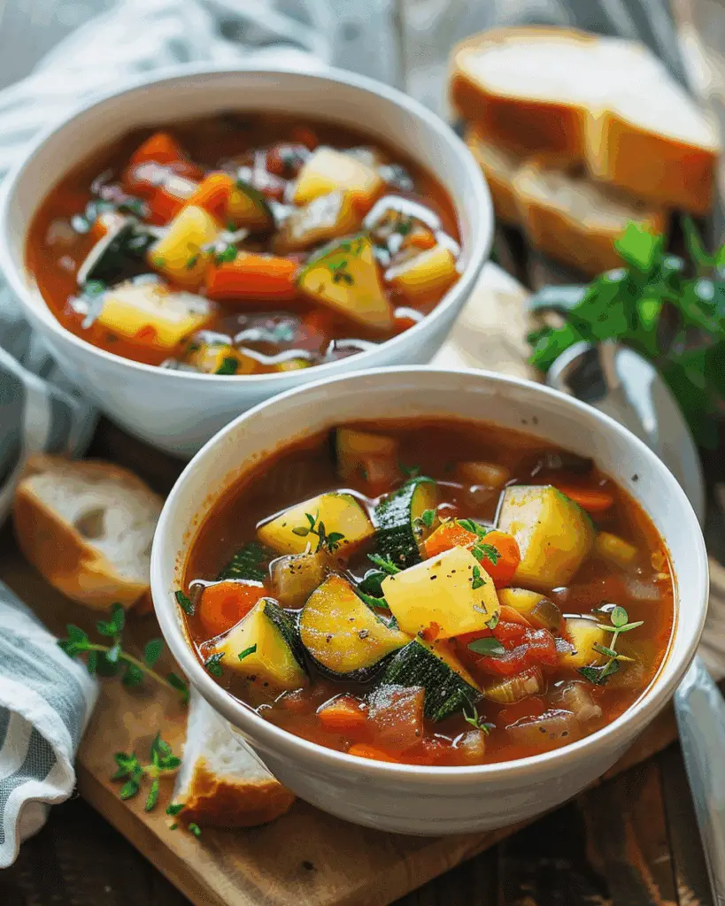 Crockpot Summer Vegetable Soup Recipe