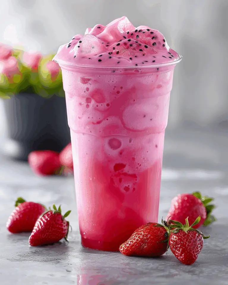 Dunkin’ Strawberry Dragonfruit Refresher Recipe