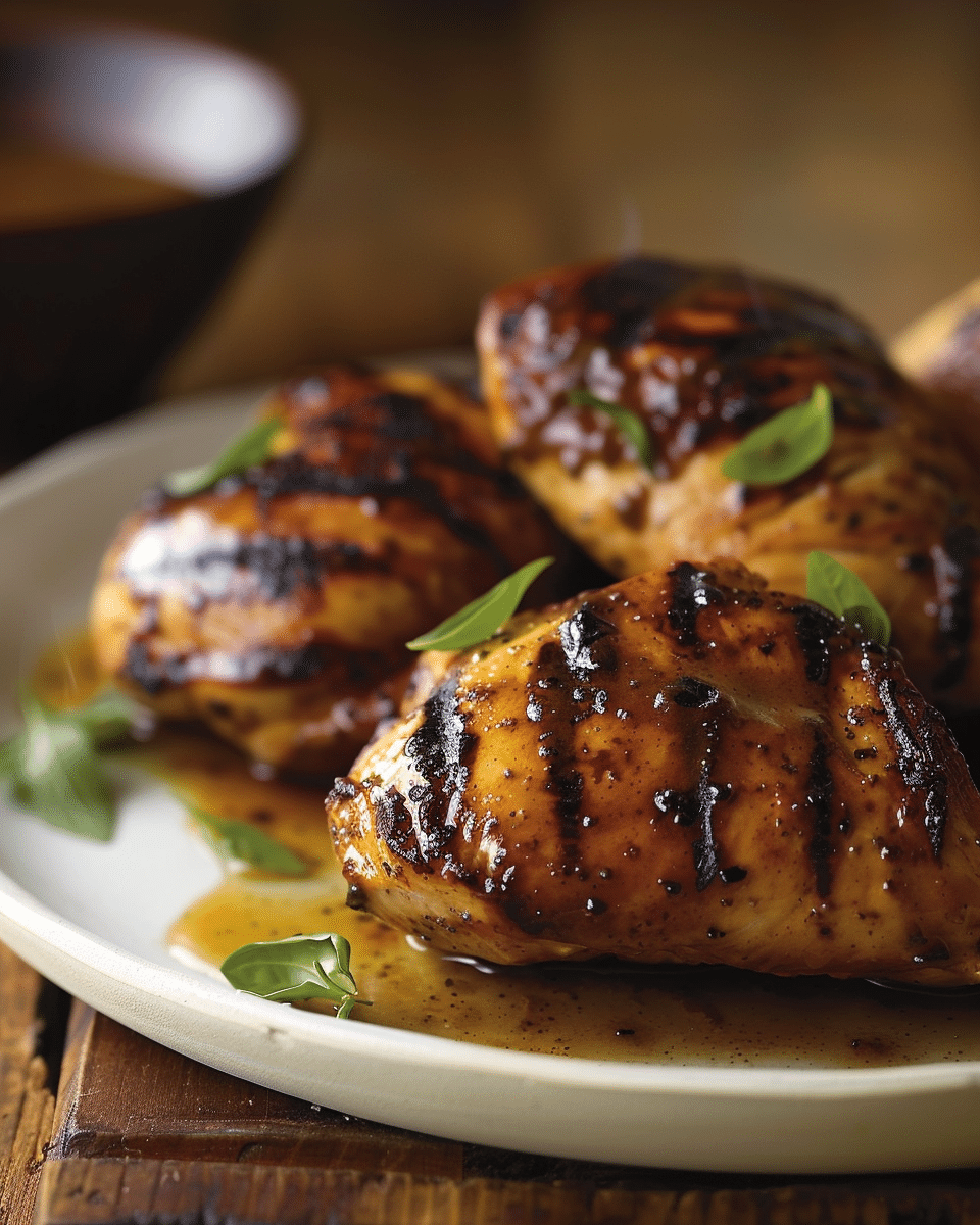 Grilled Brown Sugar-Mustard Chicken