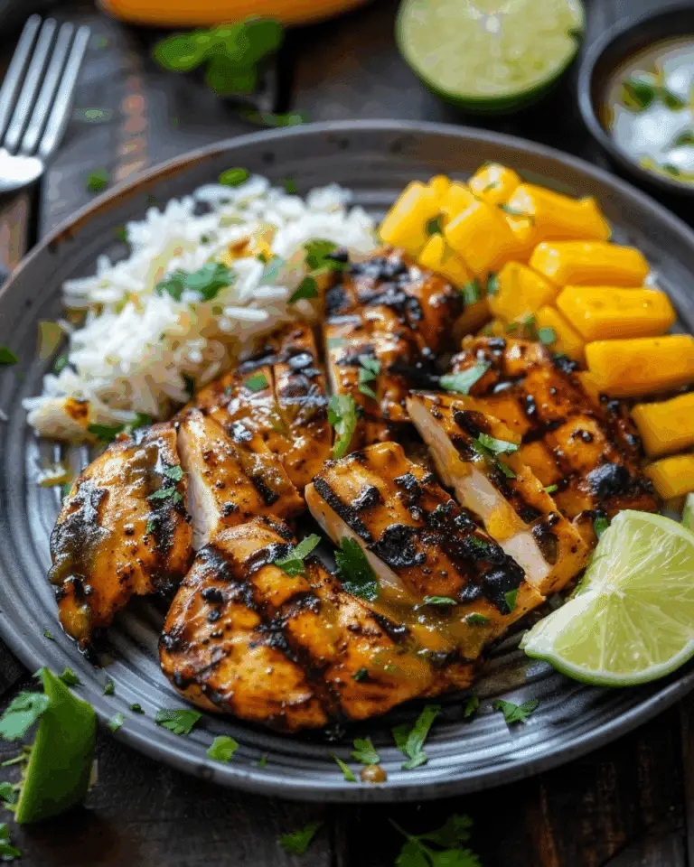 Mango-Lime Chicken Thighs