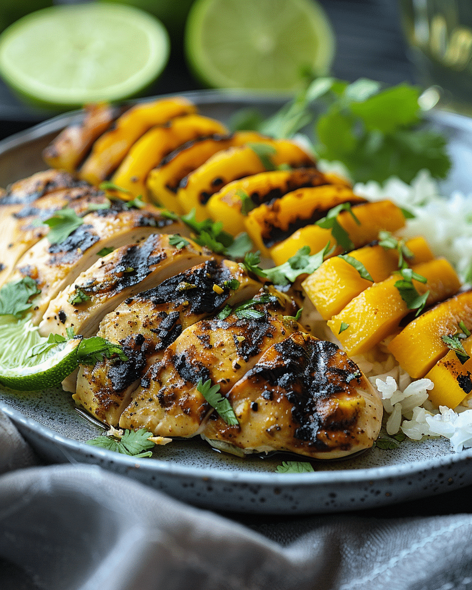 Mango-Lime Chicken Thighs