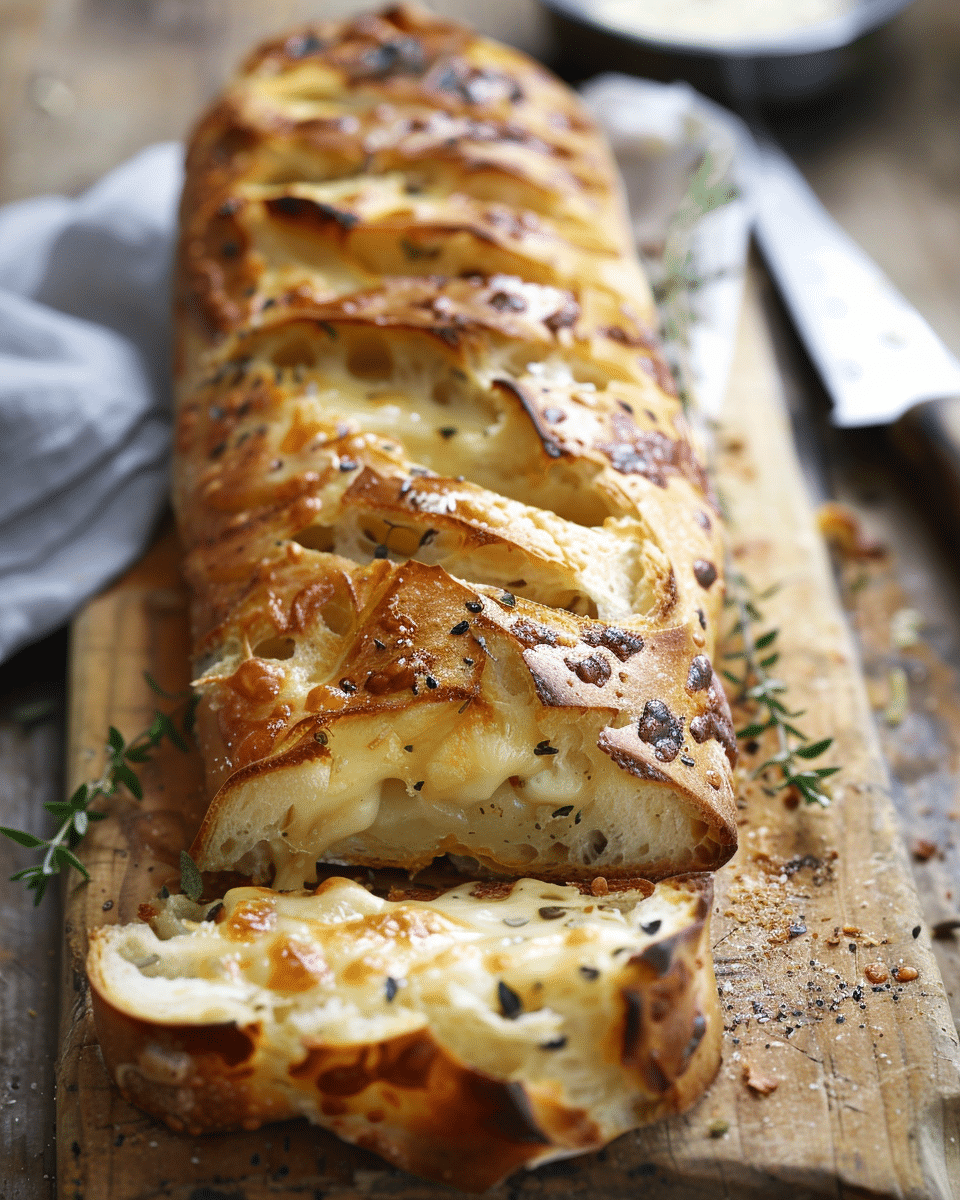 Gruyère-Stuffed Crusty Loaves