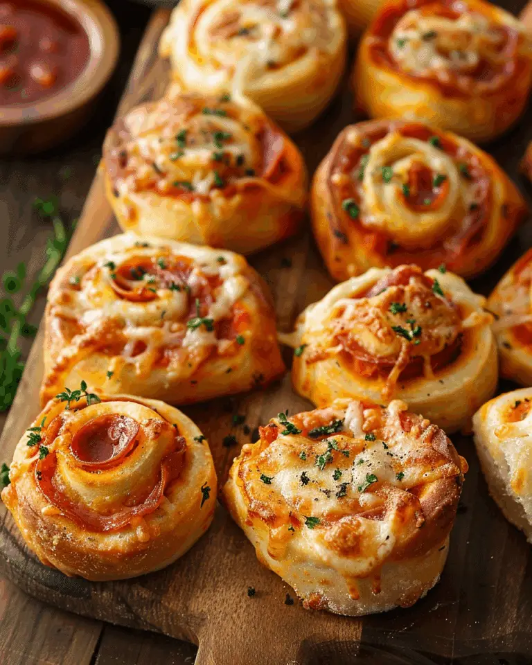 Homemade Pepperoni Pizza Rolls