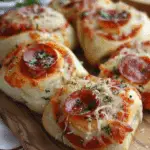 Homemade Pepperoni Pizza Rolls