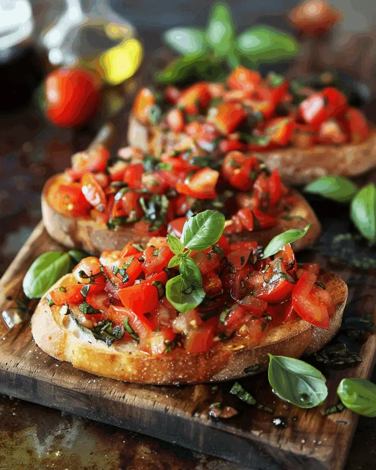 Loaded Bruschetta