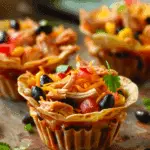Mini Chicken Taco Cups