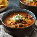One-Pot Chicken and Beef Taco Soup