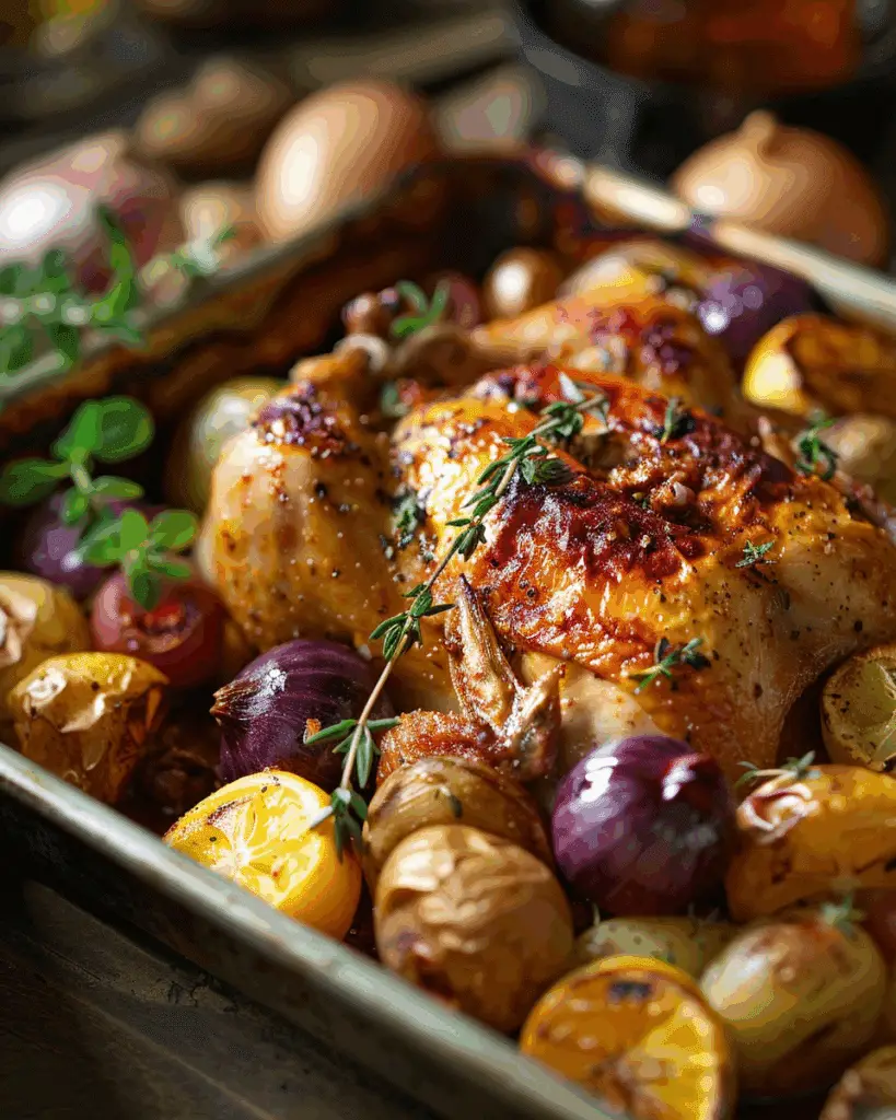 Roasted Chicken and Vegetables