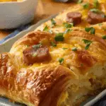 Sausage‑Egg‑Cheddar Crescent Roll Bake