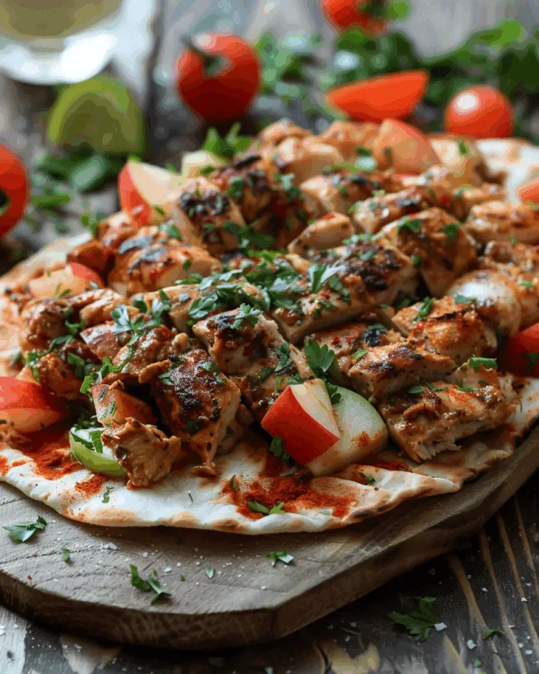 Shawarma Chicken and Apple Bites