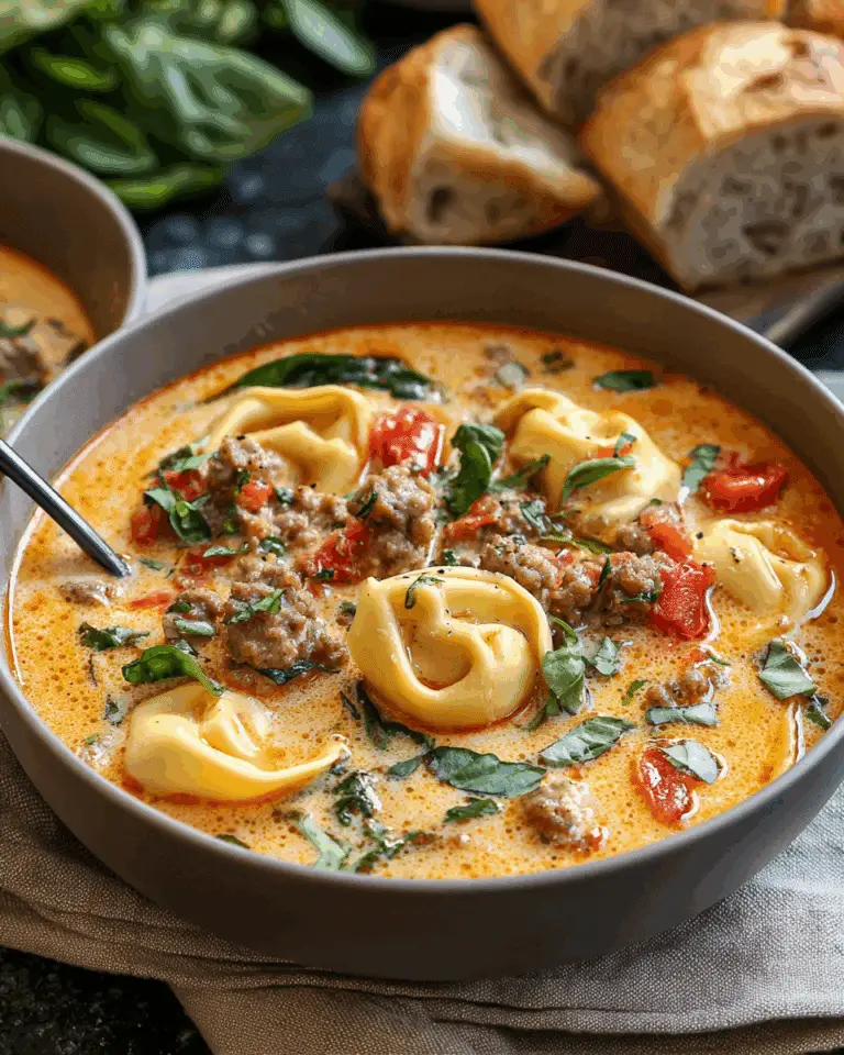 Creamy Instant Pot Tortellini Soup with Sausage Recipe
