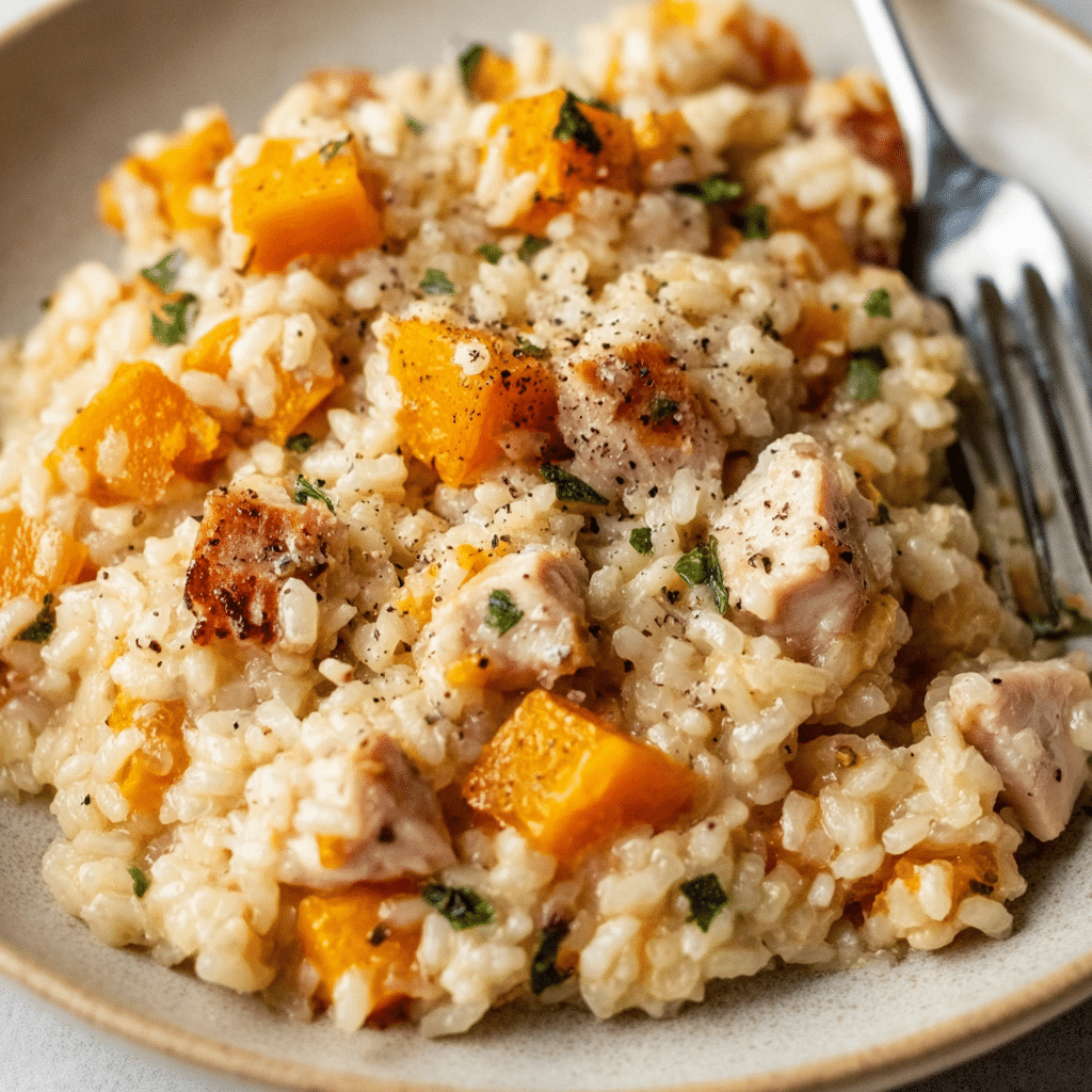 Butternut Squash and Chicken Risotto Recipe