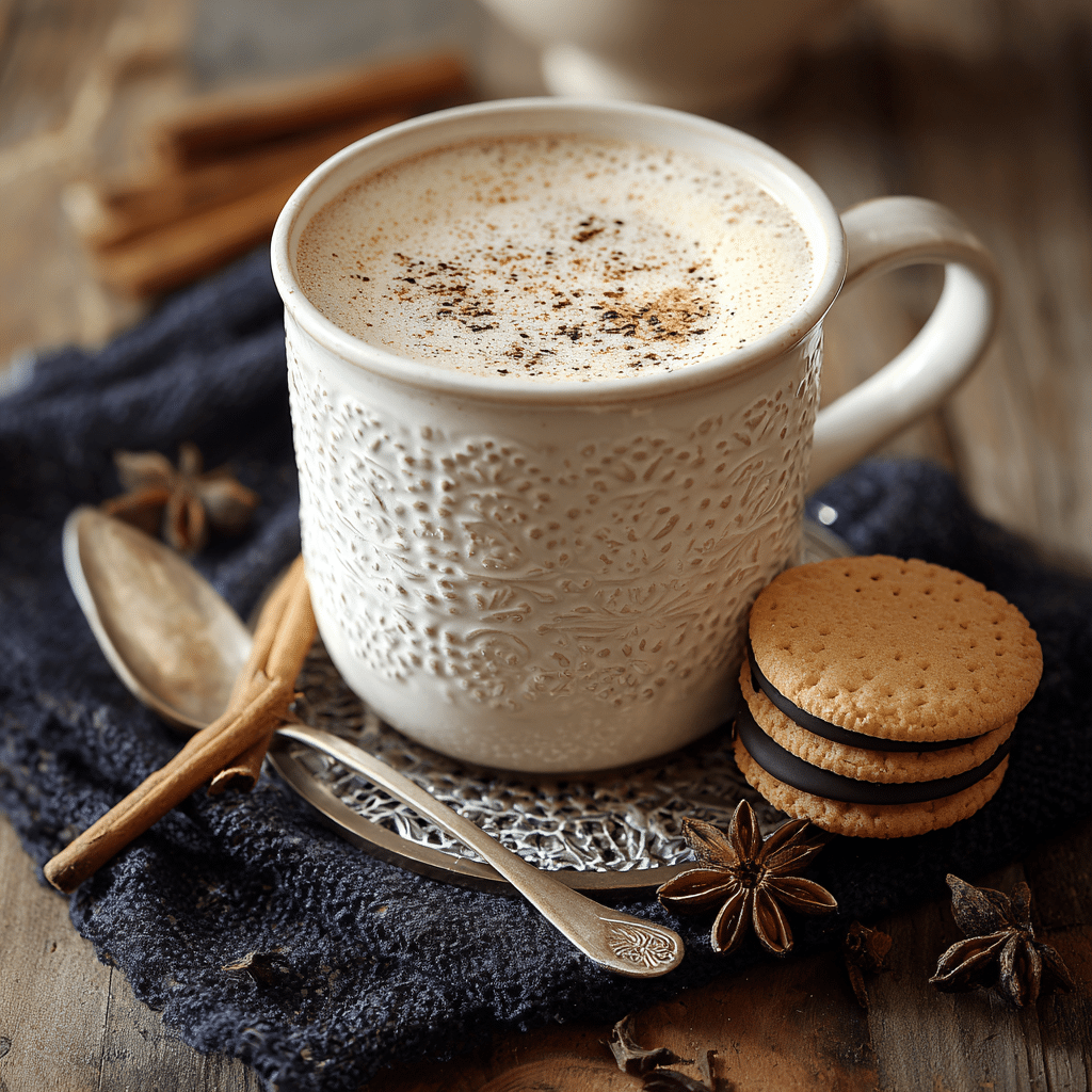 Sweet Cinnamon Milk Tea Recipe - Recipe Image