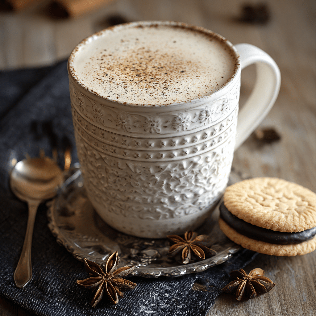 Sweet Cinnamon Milk Tea Recipe - Recipe Image