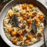 "Butternut Squash Risotto with Sage and Parmesan Recipe