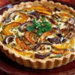 "Autumn Vegetable Quiche Recipe