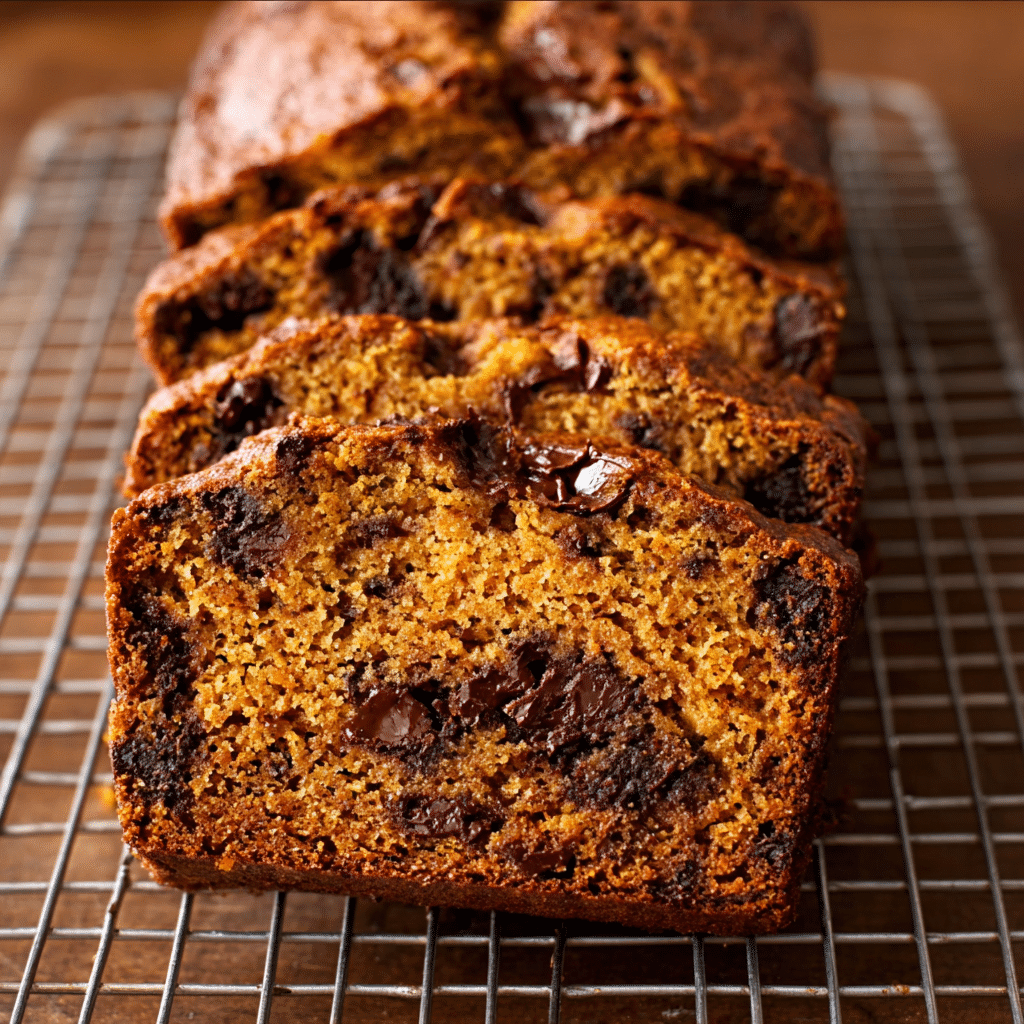 Pumpkin Chocolate Chip Bread Recipe