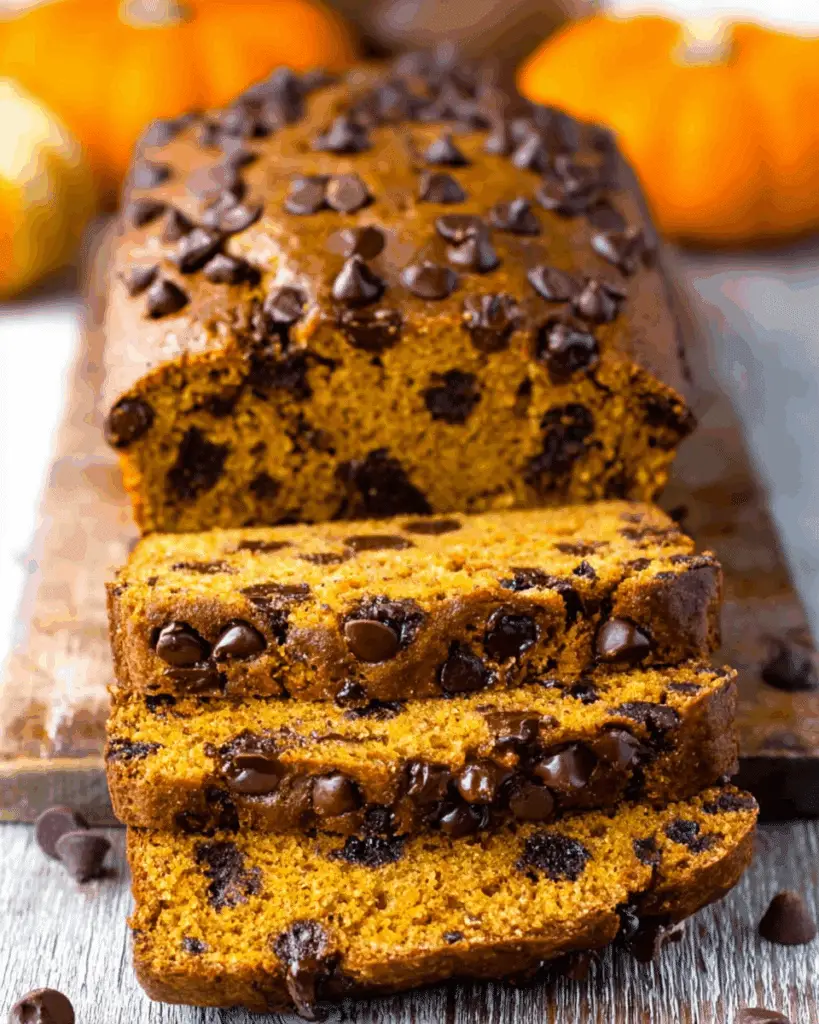 "Pumpkin Chocolate Chip Bread Recipe