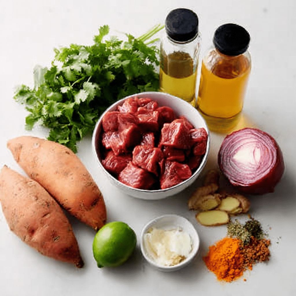 Harvest Harmony Beef & Sweet Potato Stew Recipe