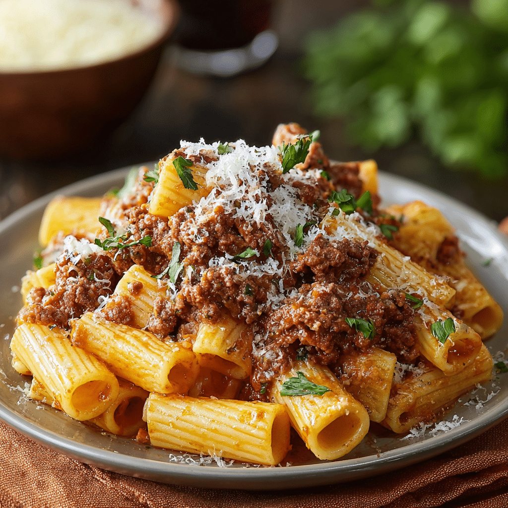 Hearty Beef Rigatoni: Fork-Tender Perfection Recipe - Recipe Image