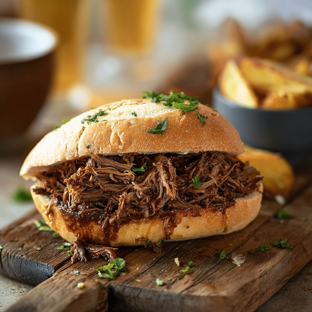 Pulled Beef Sandwich Recipe - Recipe Image