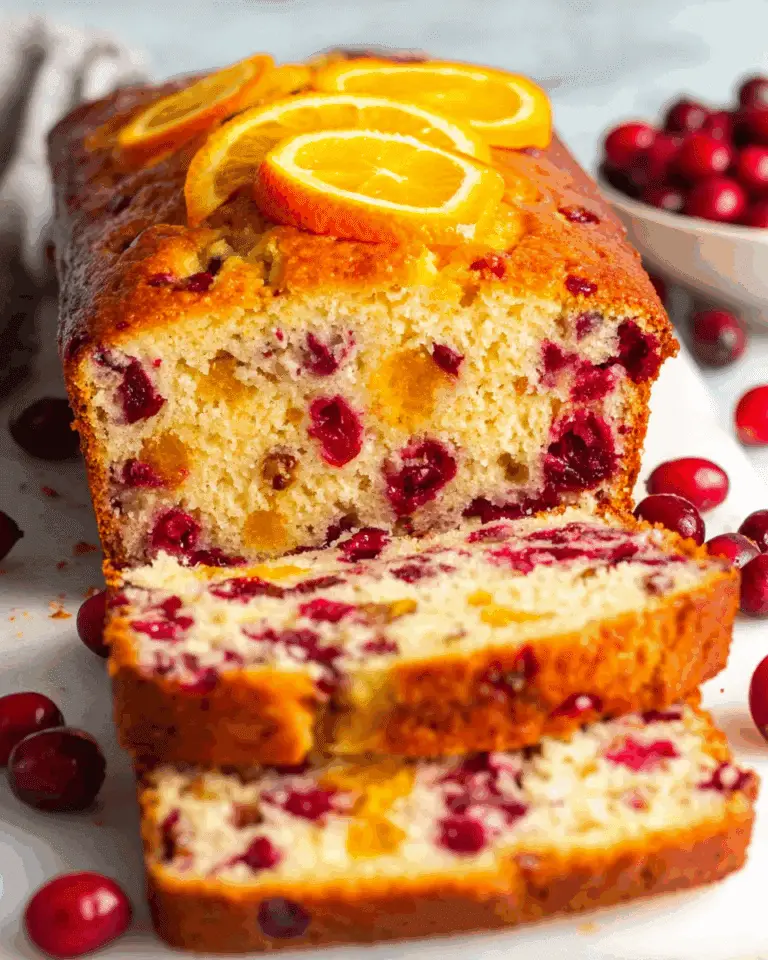 "Cranberry Orange Loaf Recipe