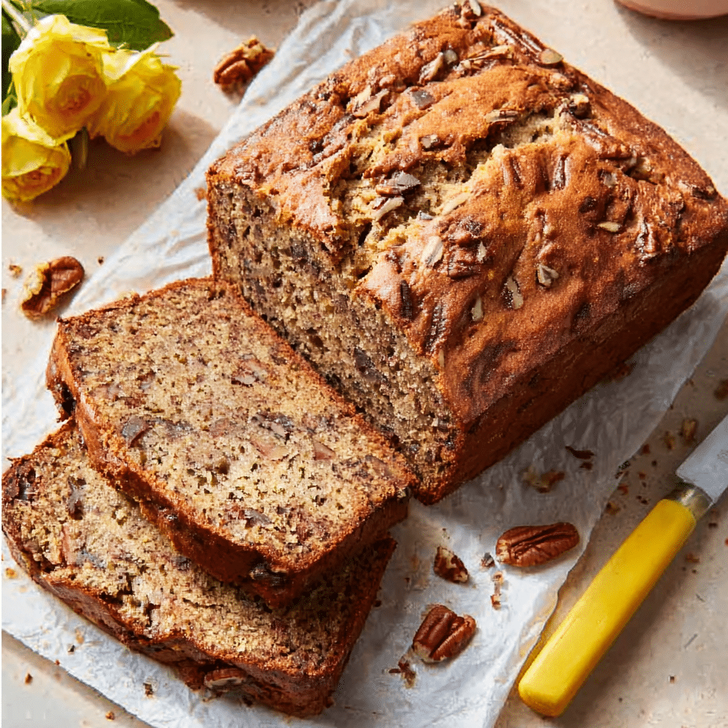 "Maple Pecan Banana Bread Recipe