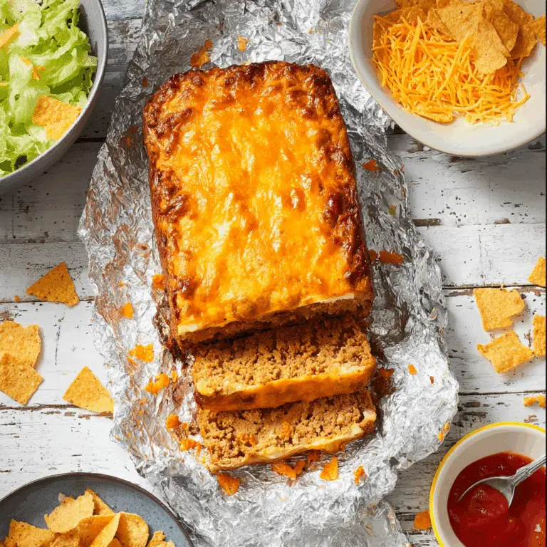 Cheesy Taco Meatloaf: Comfort with a Kick
