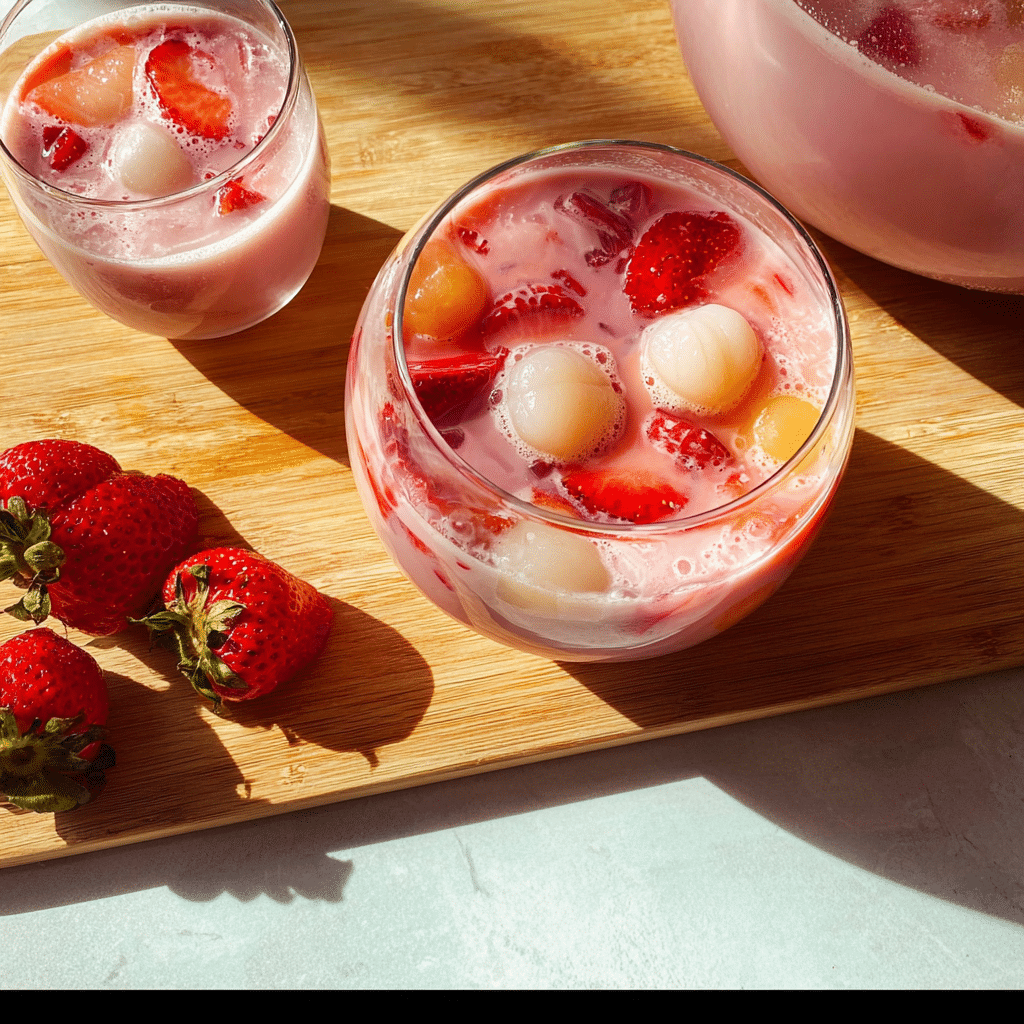 Creamy Fruit Mocktail Recipe - Recipe Image