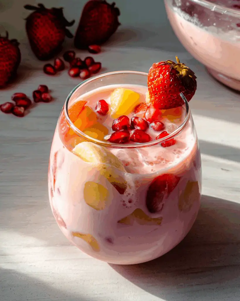 Creamy Fruit Mocktail Recipe