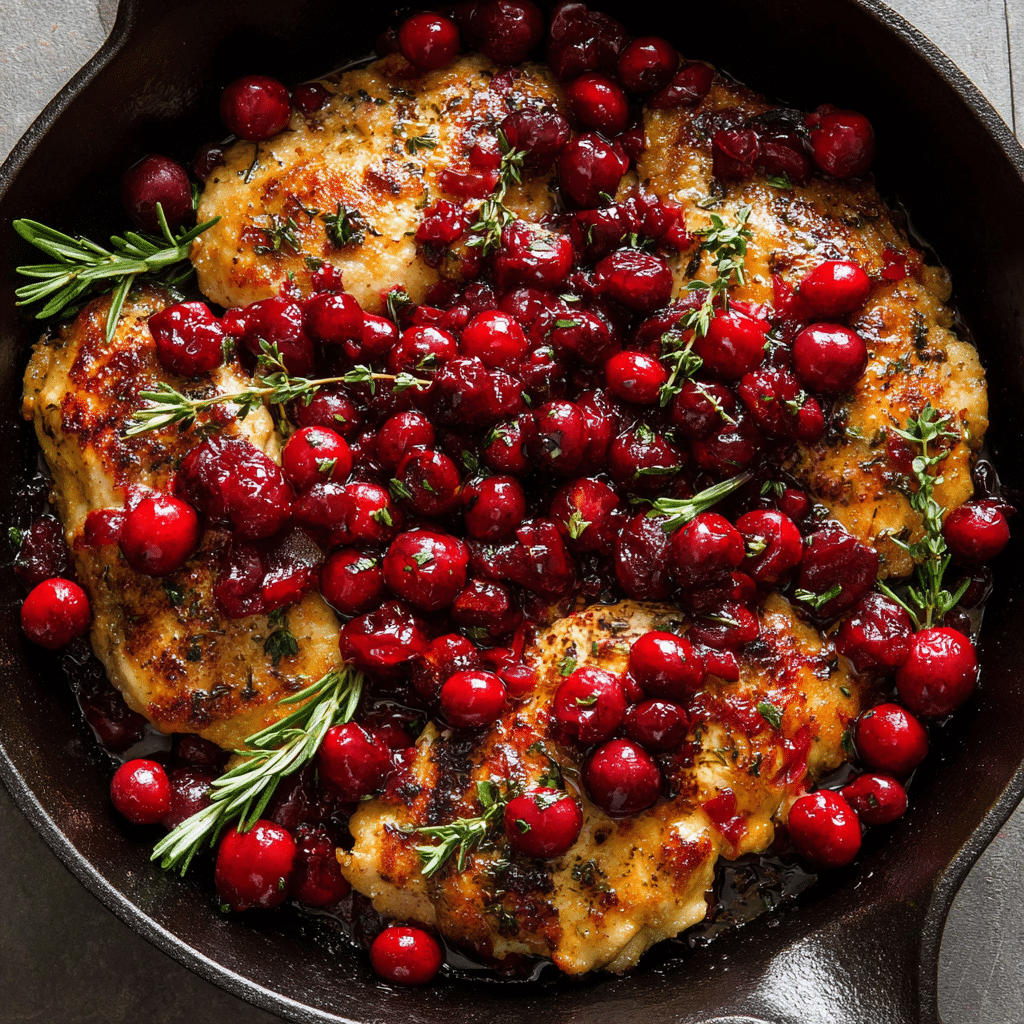 "Cranberry Balsamic Chicken Recipe