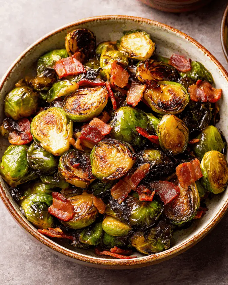 "Maple-Glazed Brussels Sprouts with Beef Recipe