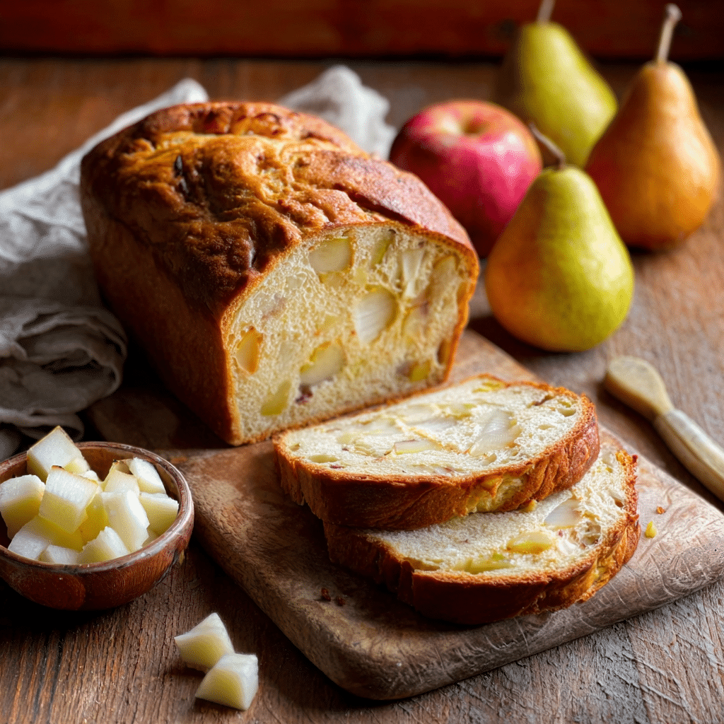 Caramel Swirl Pear Bread Recipe