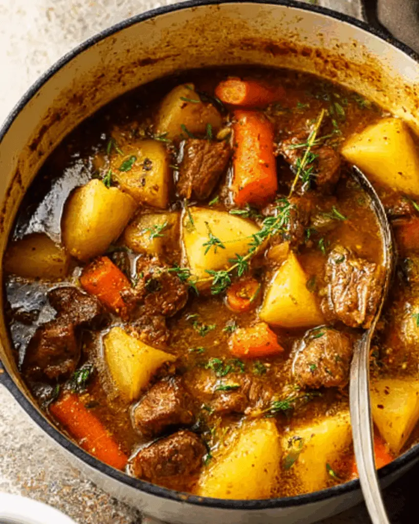 Apple Cider Beef Stew Recipe