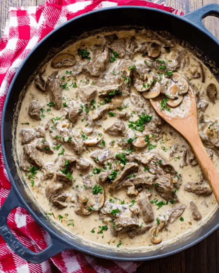 Beef and Mushroom Stroganoff Recipe