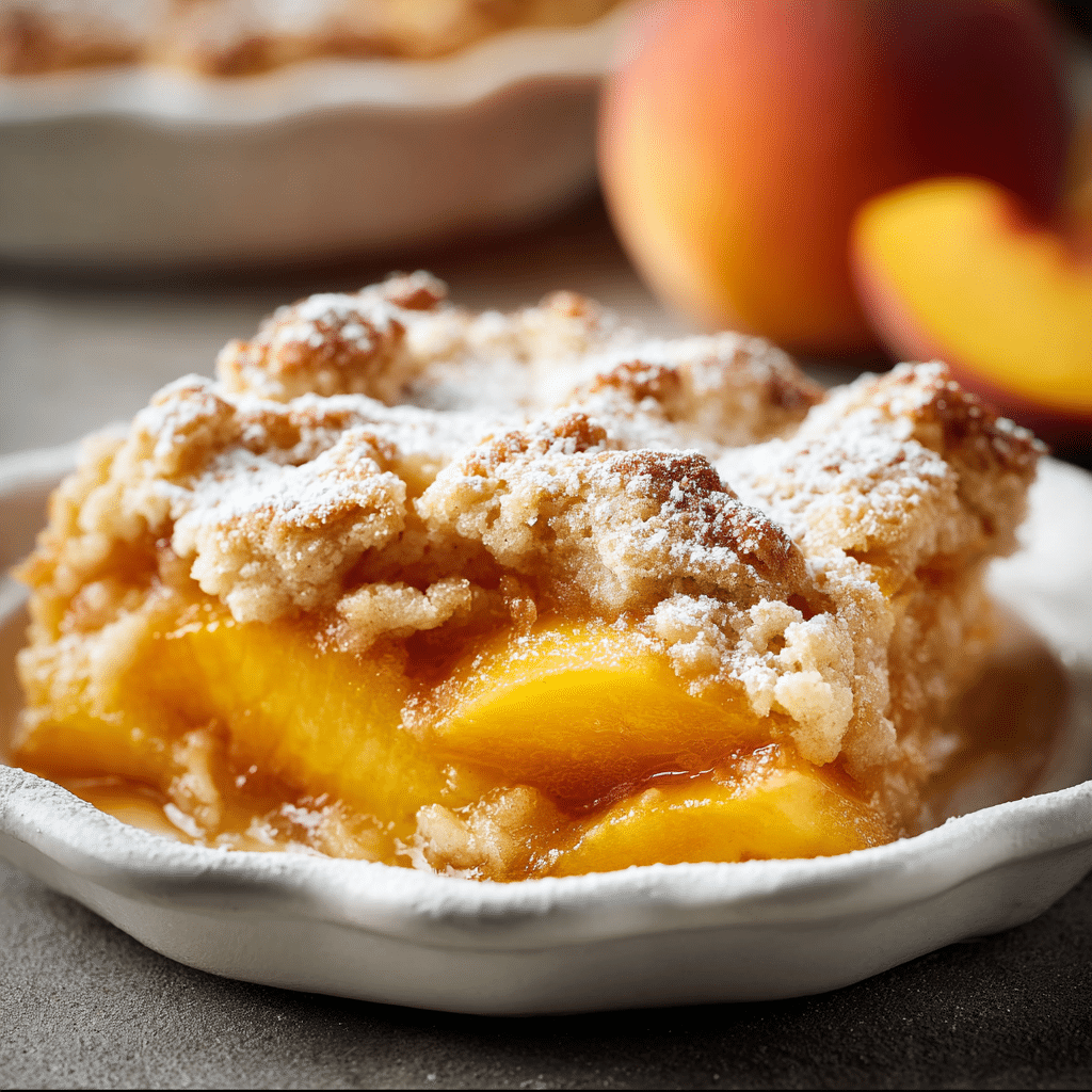 Homemade Peach Cobbler Recipe - Recipe Image