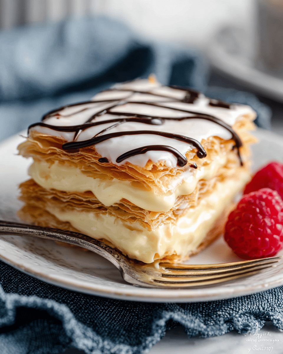 "Napoleon Cake (Mille-Feuille) Recipe