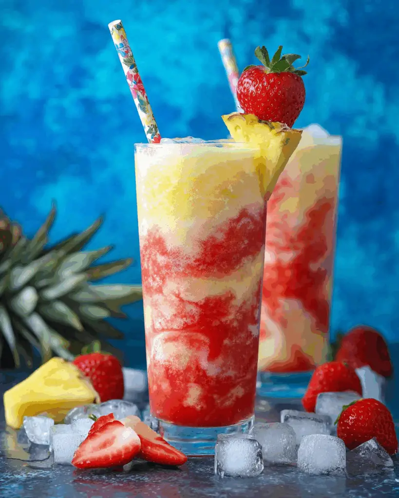Virgin Strawberry Pina Colada Recipe