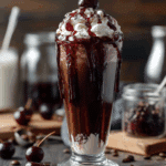 Dark Cherry Mocha Cold with Black Forest Syrup Recipe