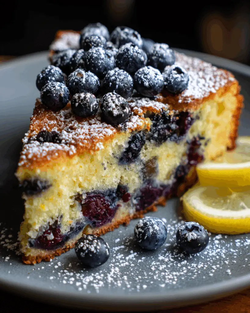 "Blueberry Ricotta Cake Recipe