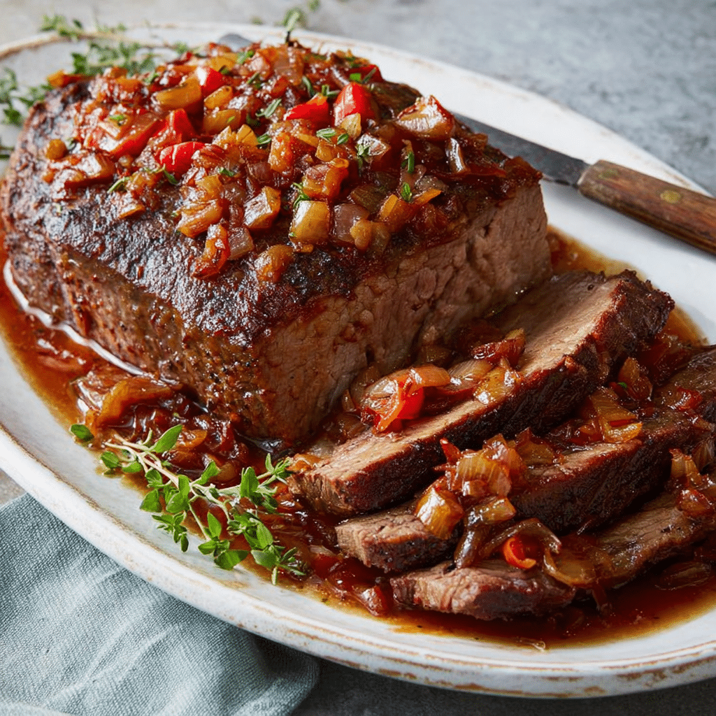Maple Glazed Beef Brisket Recipe - Recipe Image
