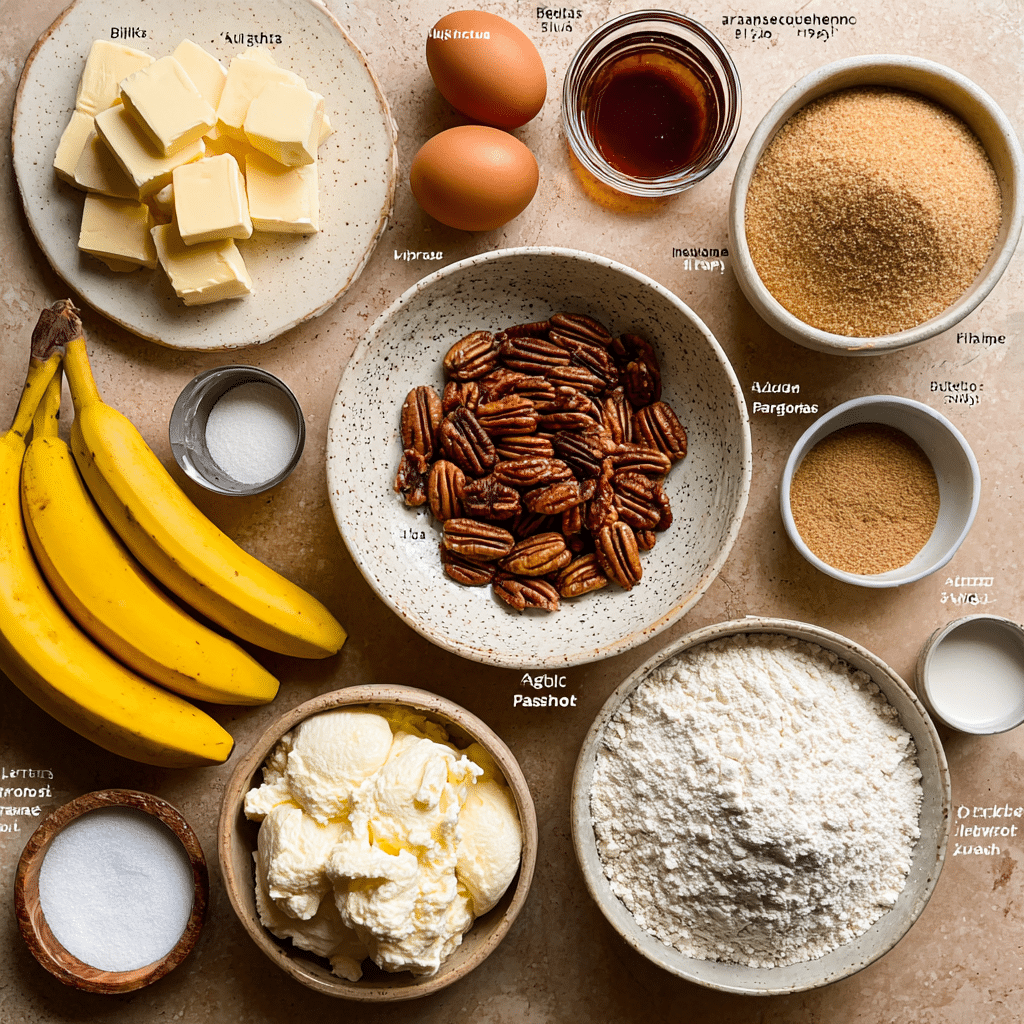 "Maple Pecan Banana Bread Recipe