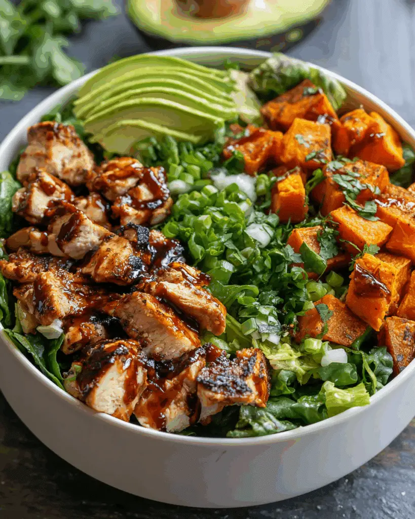 BBQ Chicken Sweet Potato Bowls Recipe