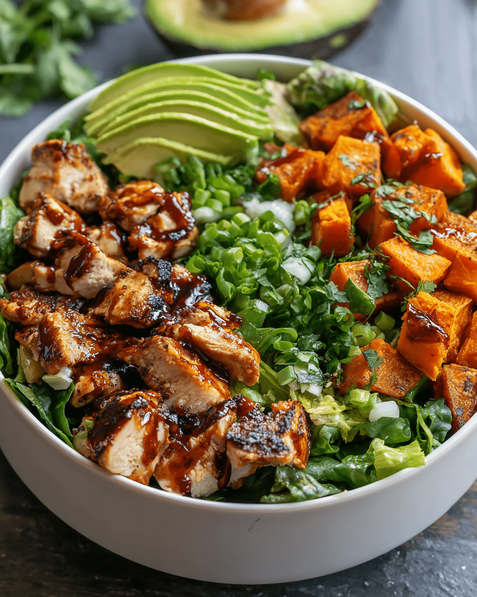 BBQ Chicken Sweet Potato Bowls Recipe
