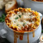 Comforting Vegetarian Lasagna Soup Recipe