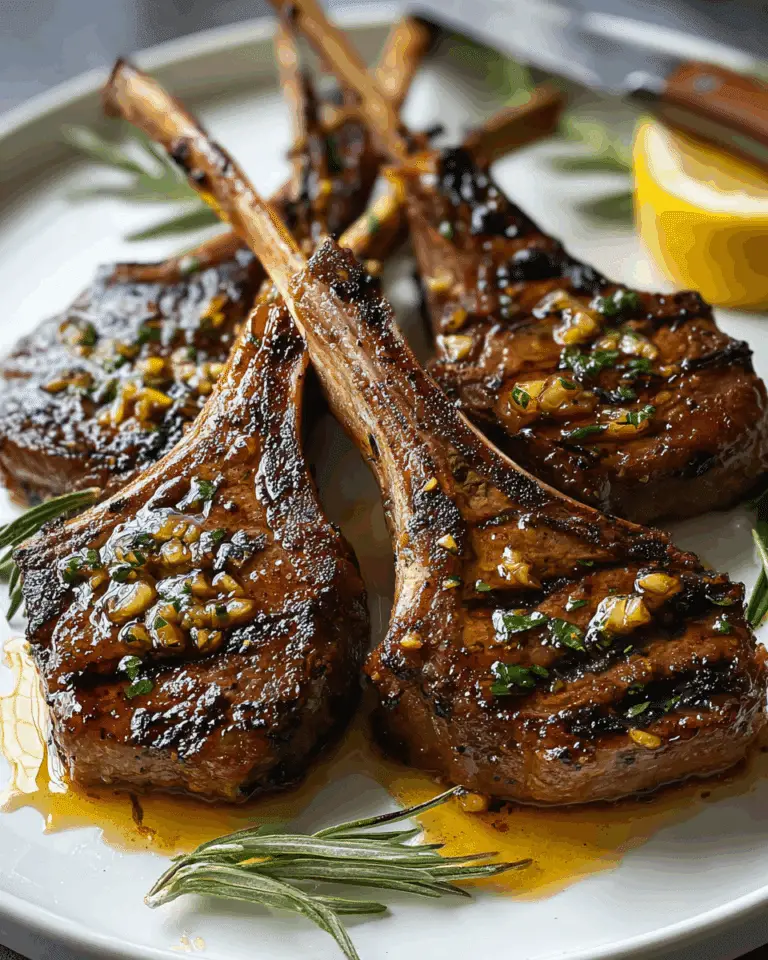 Garlic Butter Lamb Chops Recipe