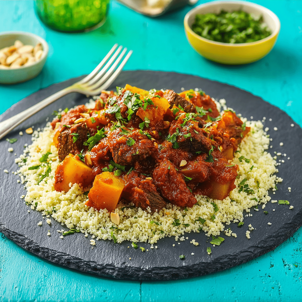 Butternut Squash and Beef Tagine Recipe - Recipe Image